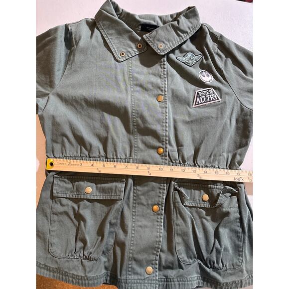 Star Wars Her Universe Military Field Jacket Utility Cinch Waist Women’s Medium - Picture 9 of 13